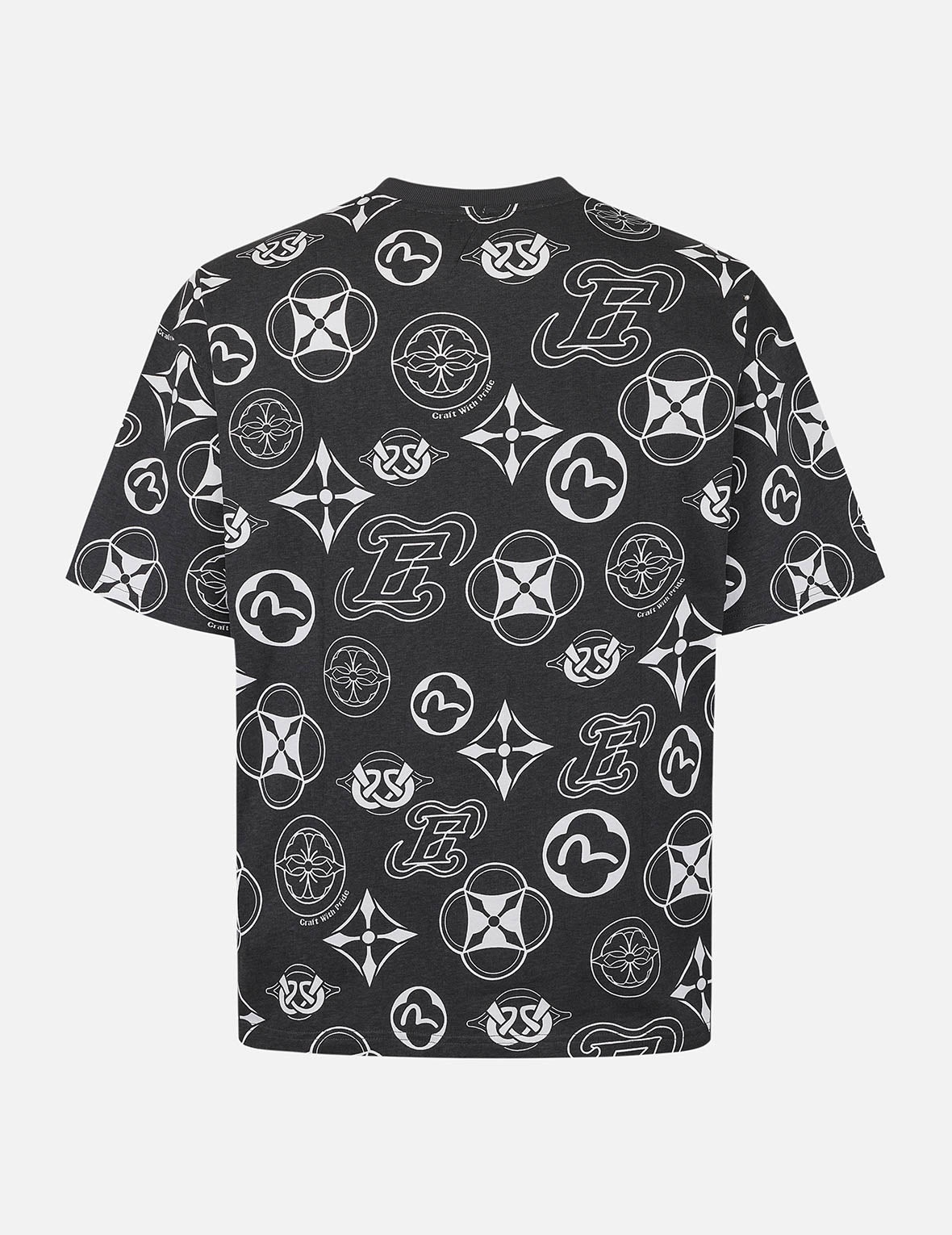 Allover Multi-logo Print Loose Fit T-shirt - 2