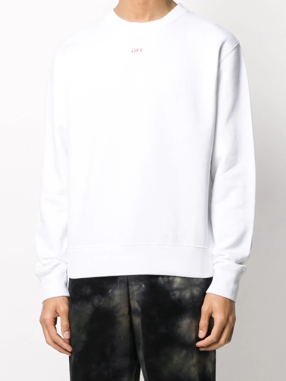 Stencil slim-fit sweatshirt  - 3