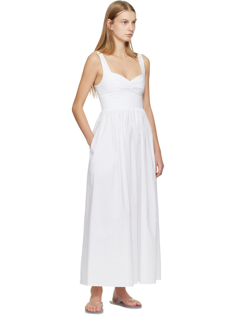 MATTEAU White Bralette Midi Dress outlook
