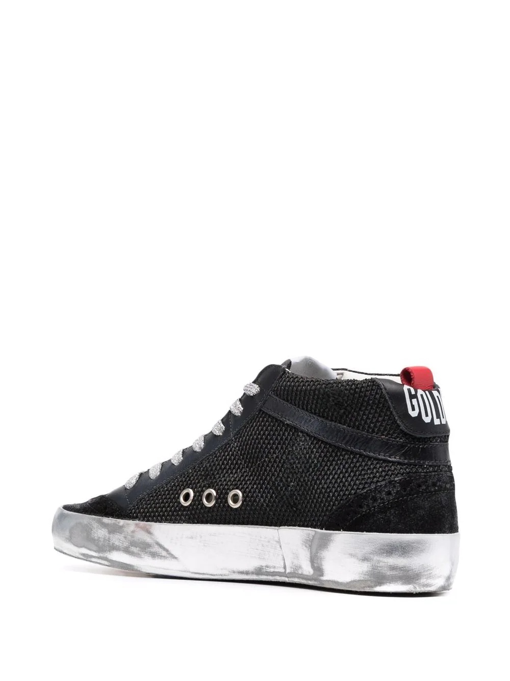 star-patch high-top sneakers - 3