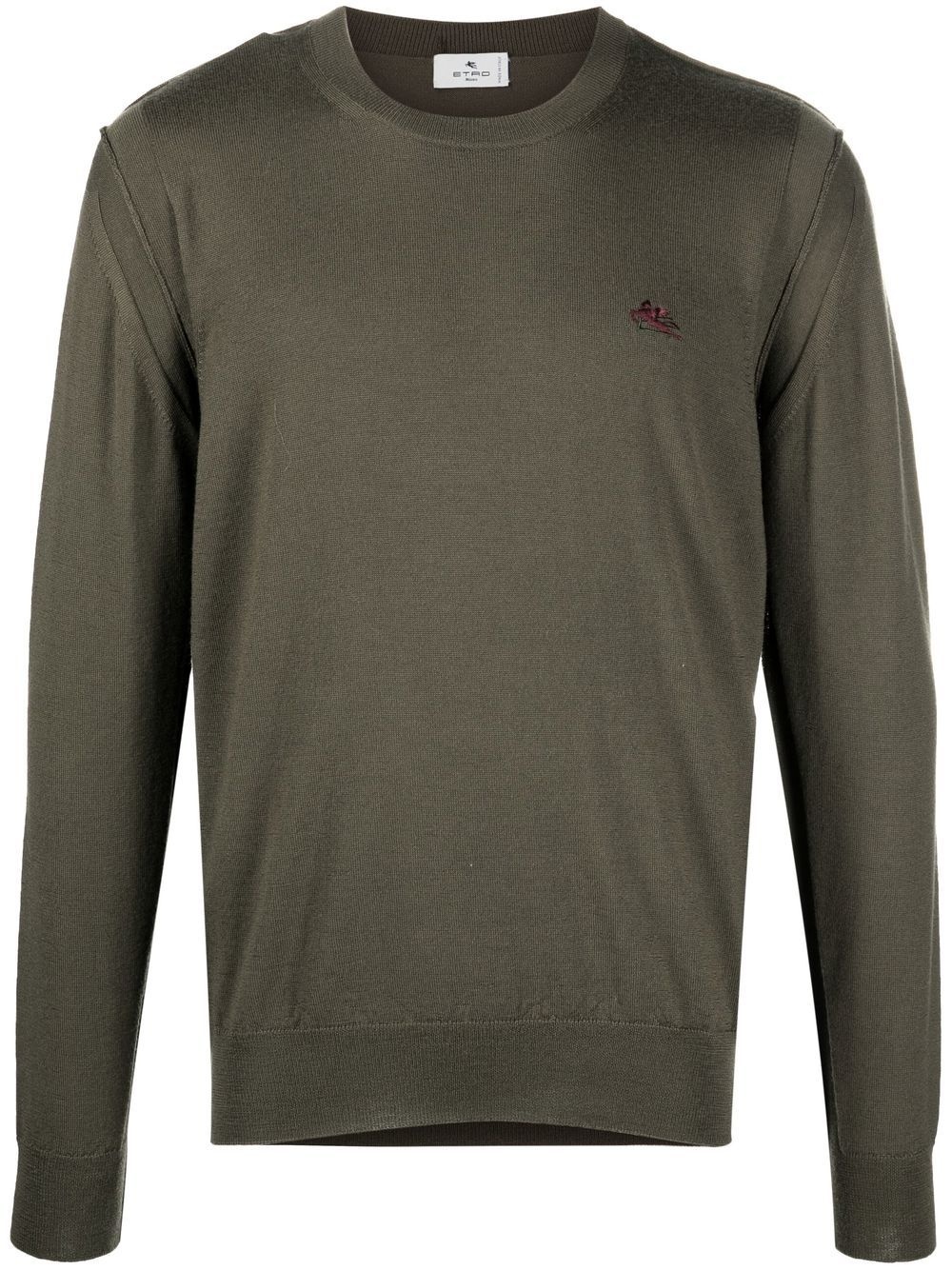 embroidered logo jumper - 1