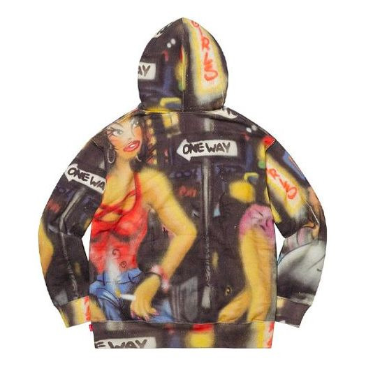 Supreme x Lady Pink Hooded Sweatshirt 'Multi-Color' SUP-FW21-103 - 2