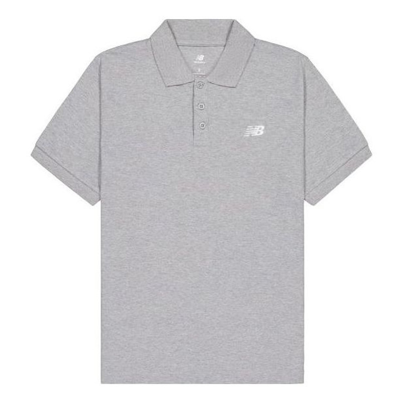 New Balance Sport Essentials Polo Shirt 'Grey' MT41503-AG - 1