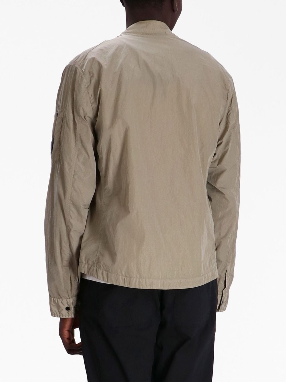 Lens-detail chest-pocket shirt - 4