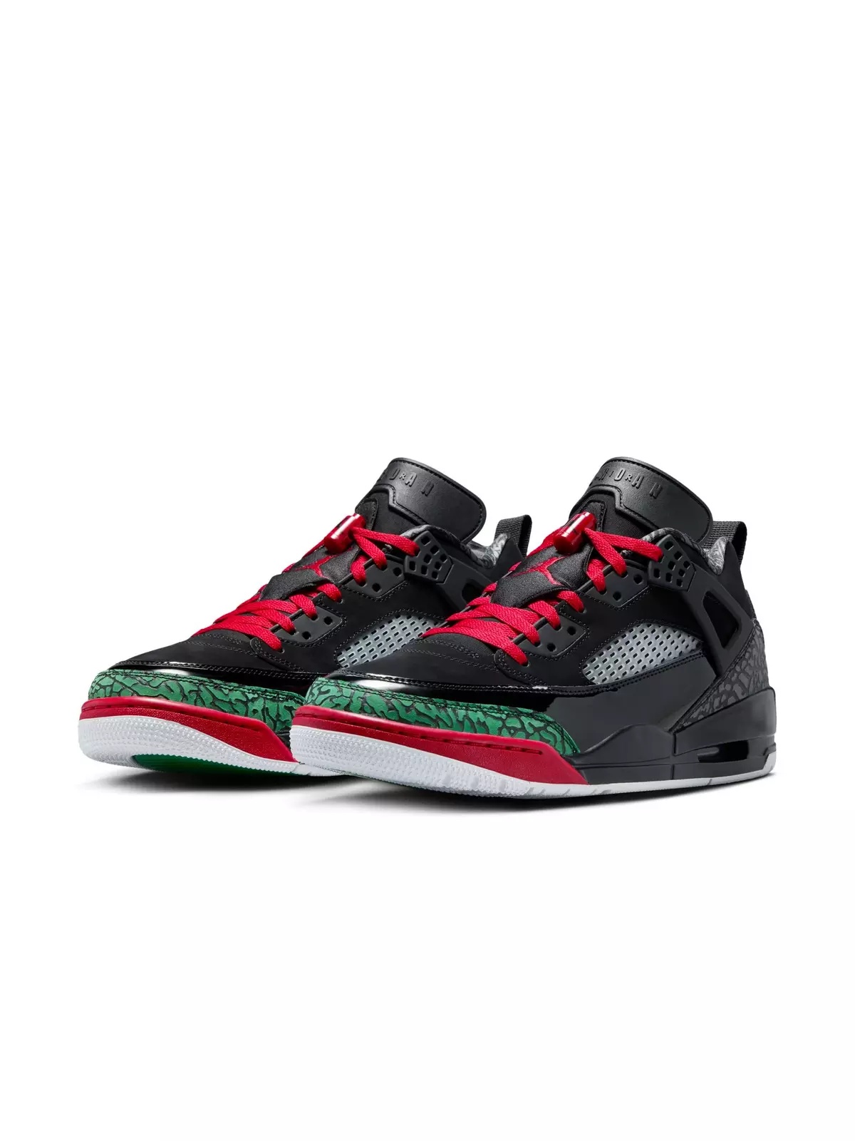 Spizike Low "Black/Varsity Red/Classic Green/White" Men's Shoe - 5