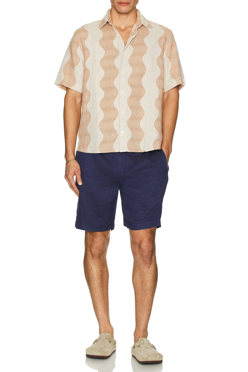 FRESCOBOL CARIOCA Felipe Linen Shorts outlook