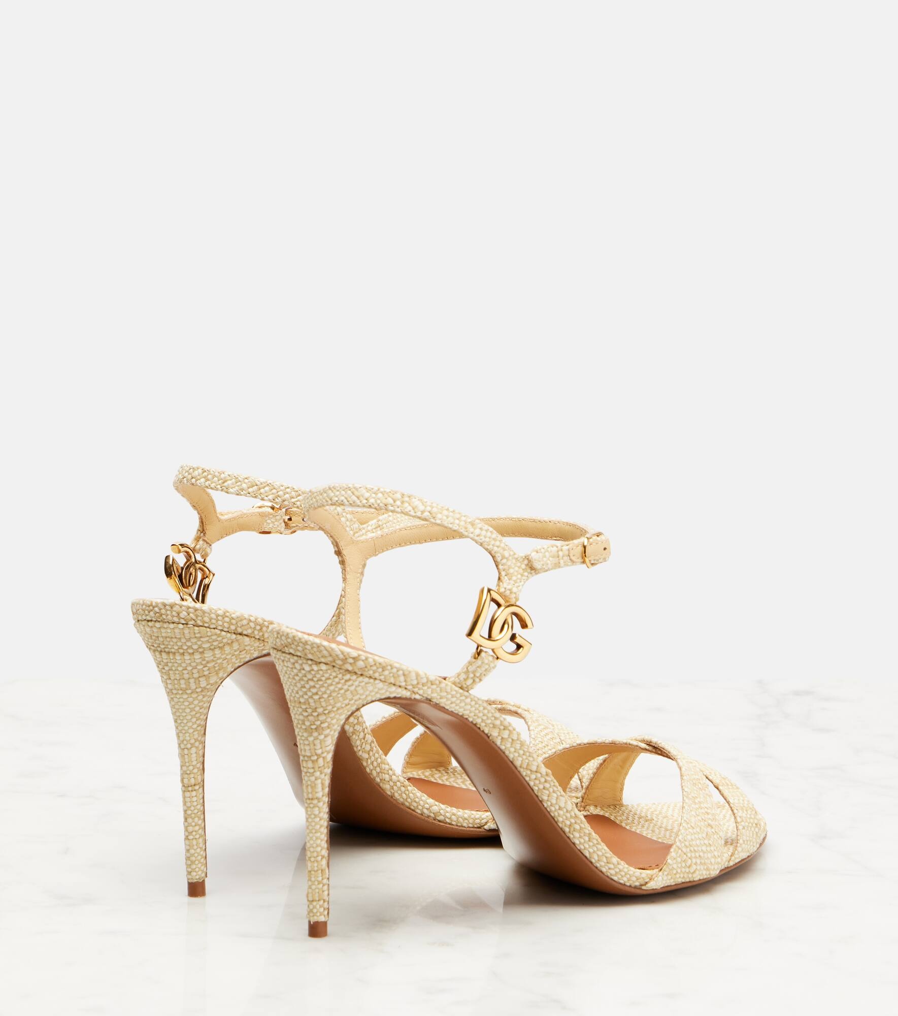 Raffia-effect sandals - 2