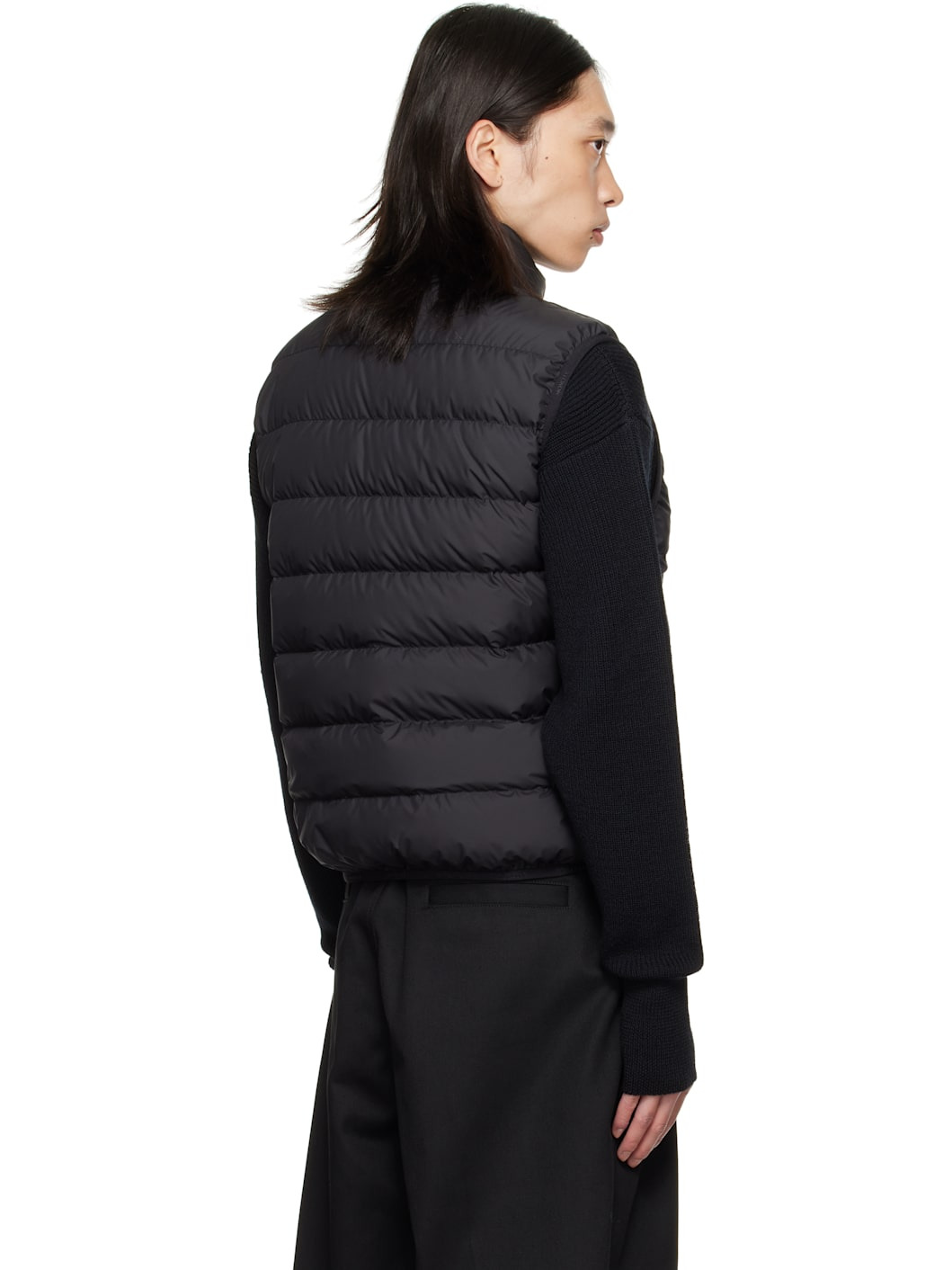 Black Contrin Down Vest - 3