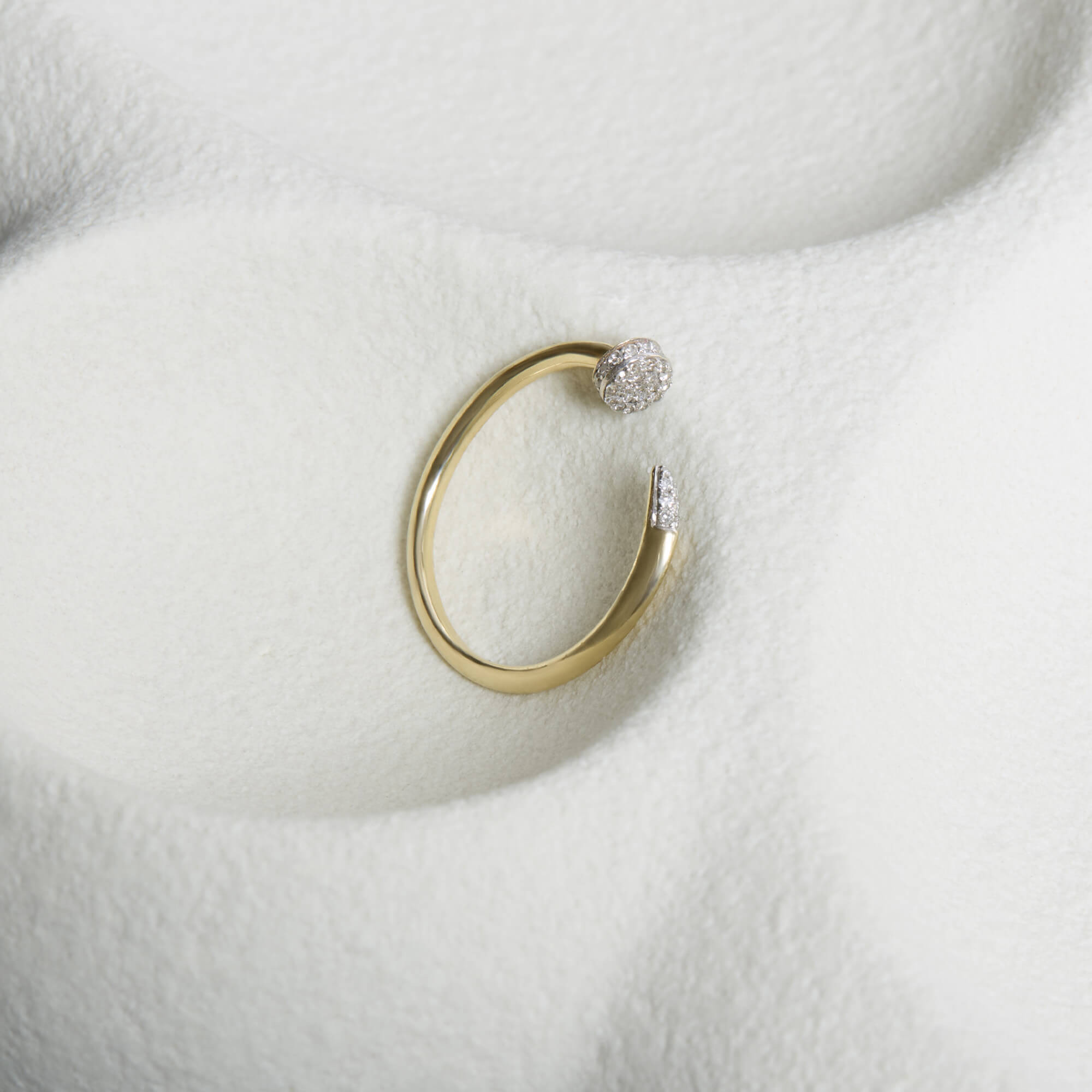 Fine Nailed It Pave Diamond Ring - 6