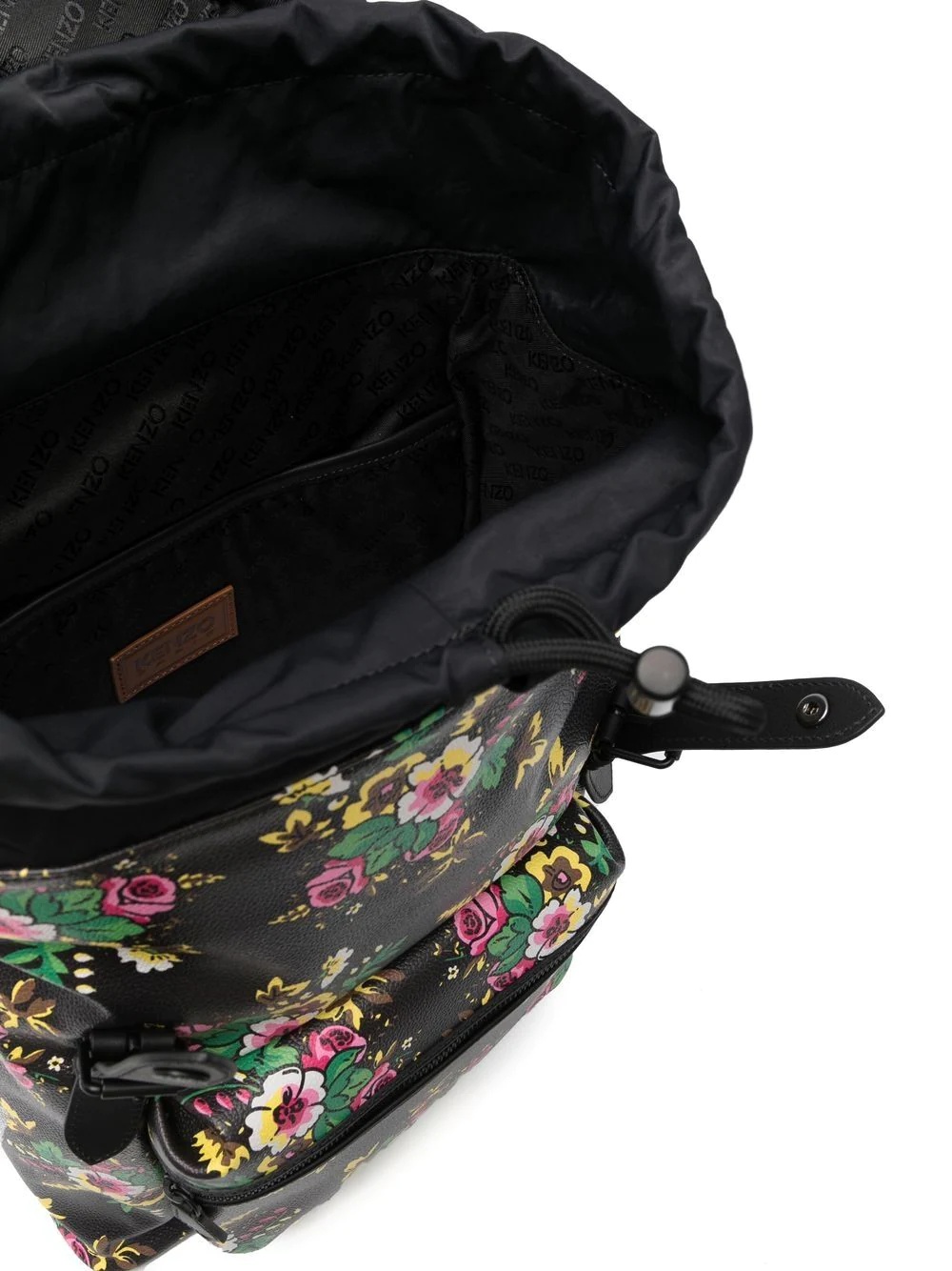 floral foldover backpack - 5