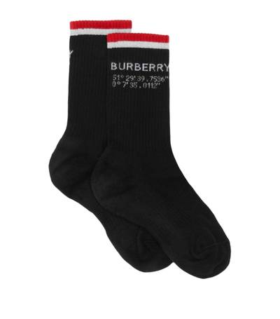Burberry Logo Socks outlook
