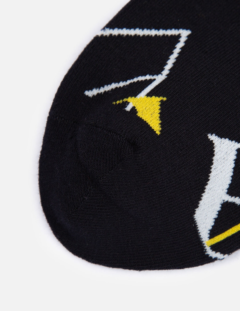 ALLOVER LOGO JACQUARD LONG SOCKS 5