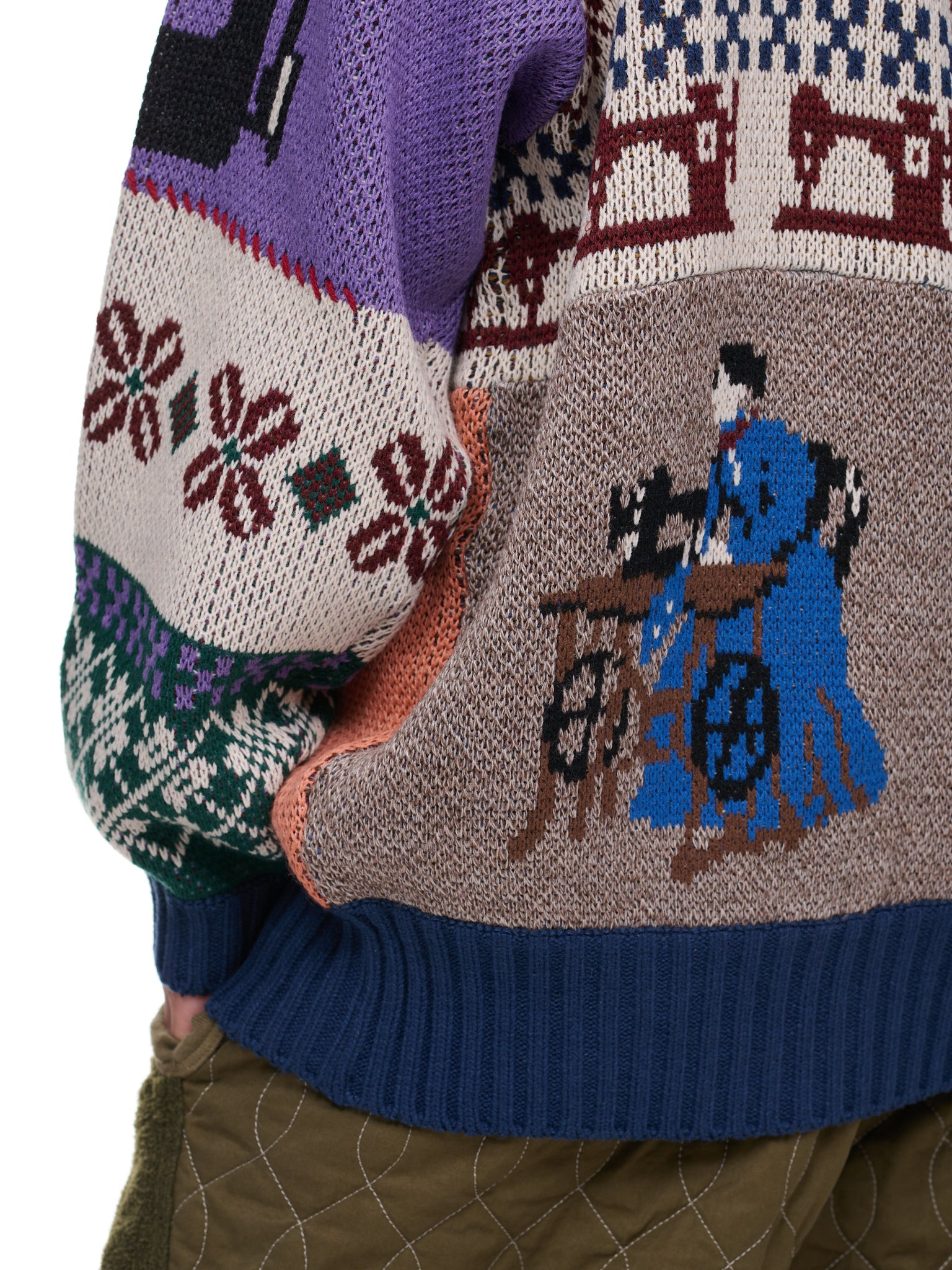 Patchwork Sweater - 5