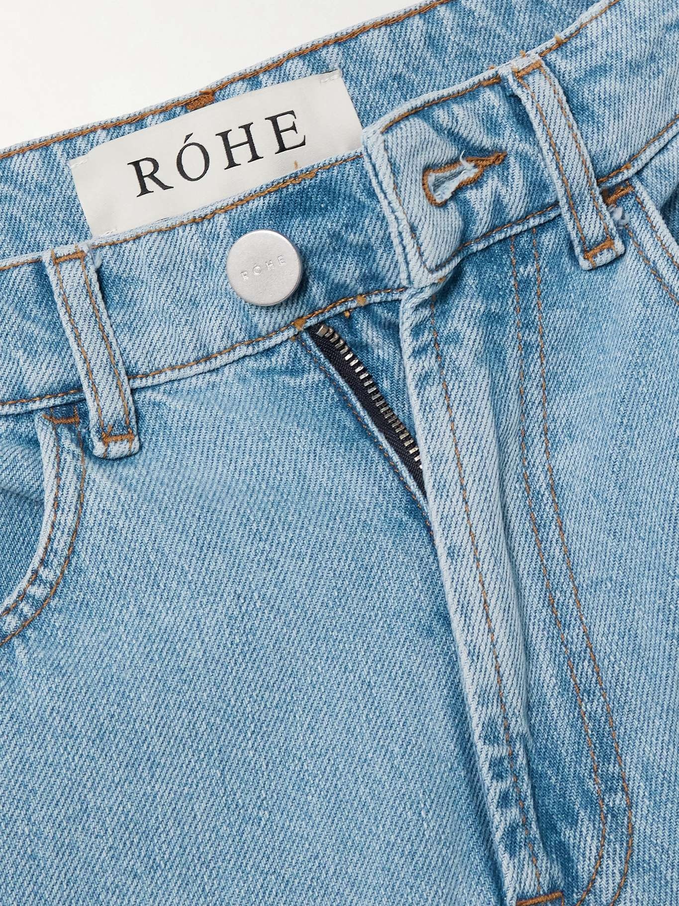 Mid-rise wide-leg jeans - 5