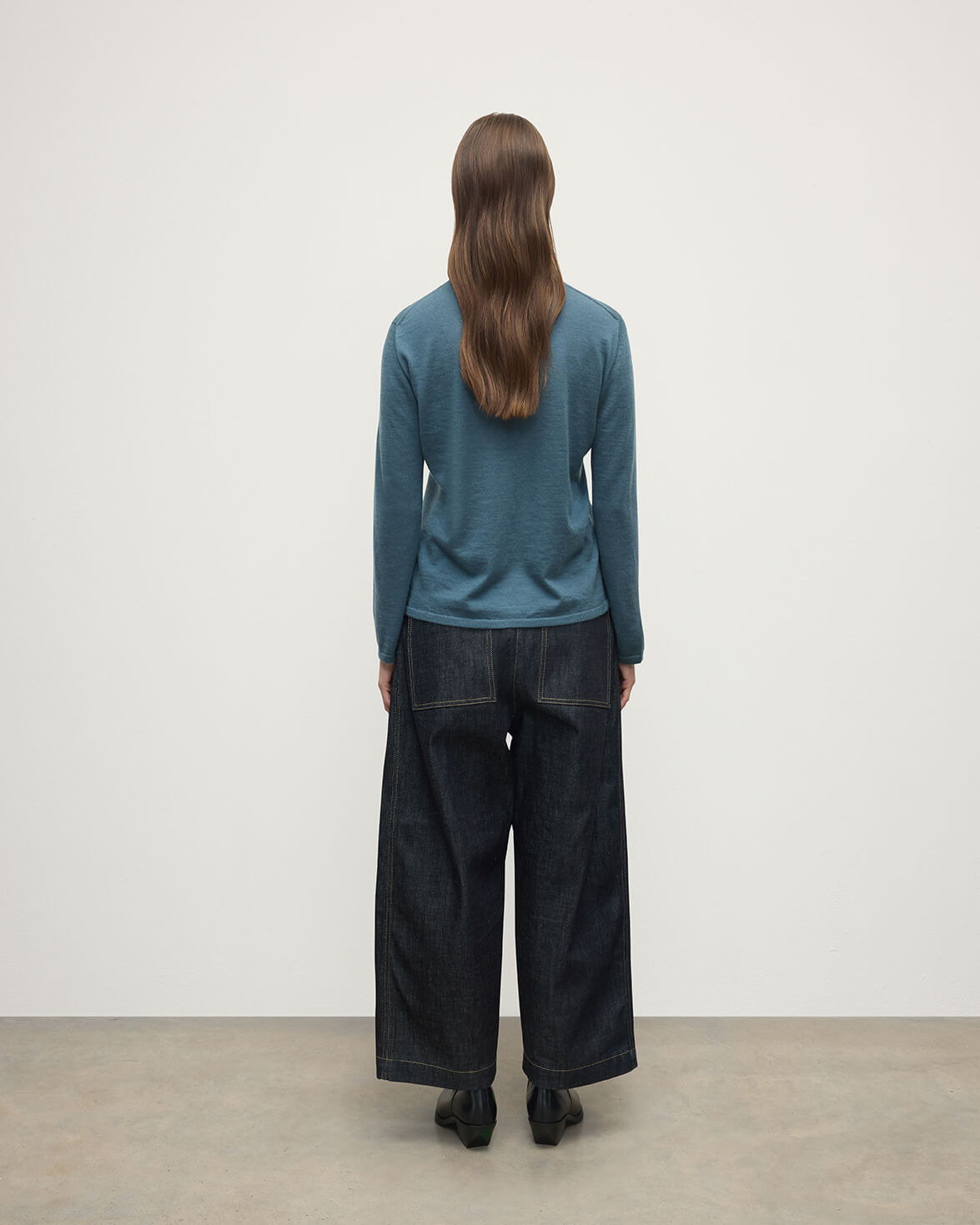 Superfine Cashmere Green Jumper - 4