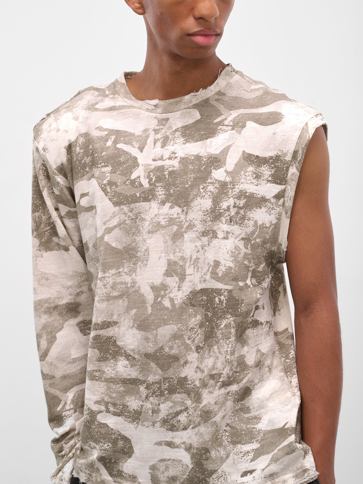Khaki Camo One-Arm Long Sleeve - 5
