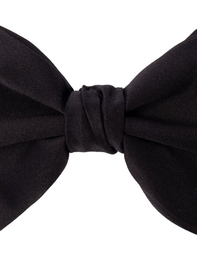 GIORGIO ARMANI adjustable-fit silk bow tie outlook