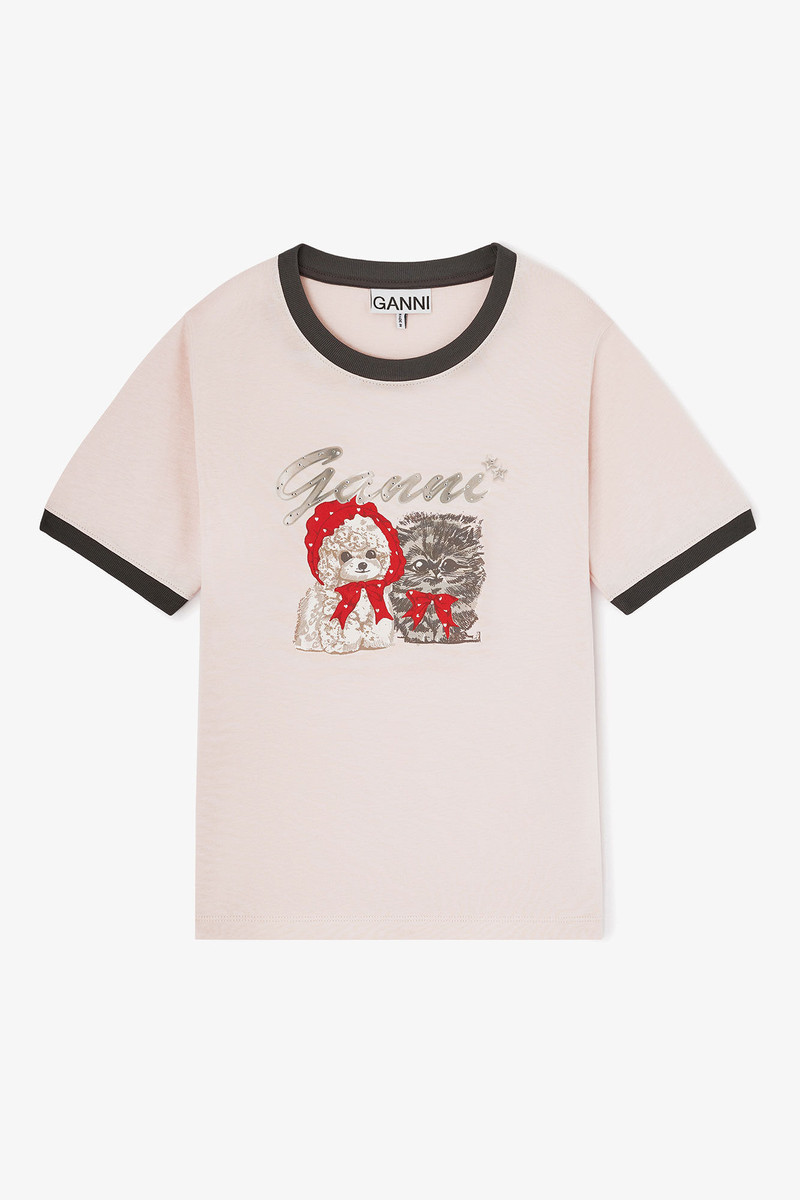 PINK CROPPED ANIMAL T-SHIRT 1