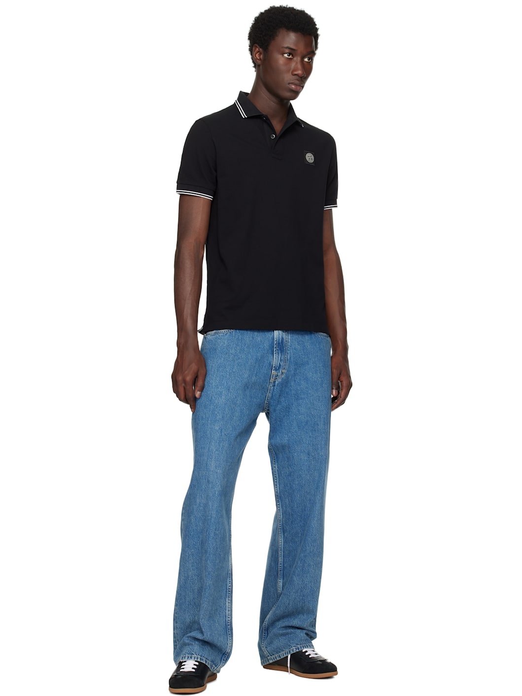 Black 22002SC Organic Piqué Polo - 4