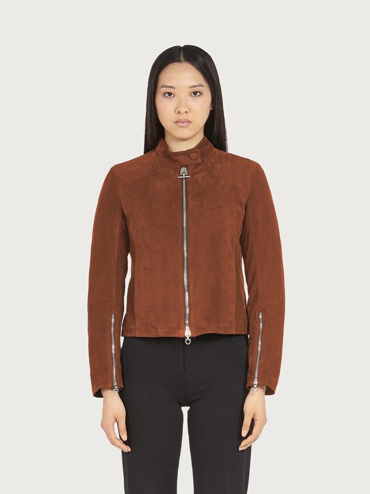 SUEDE BIKER JACKET - 2