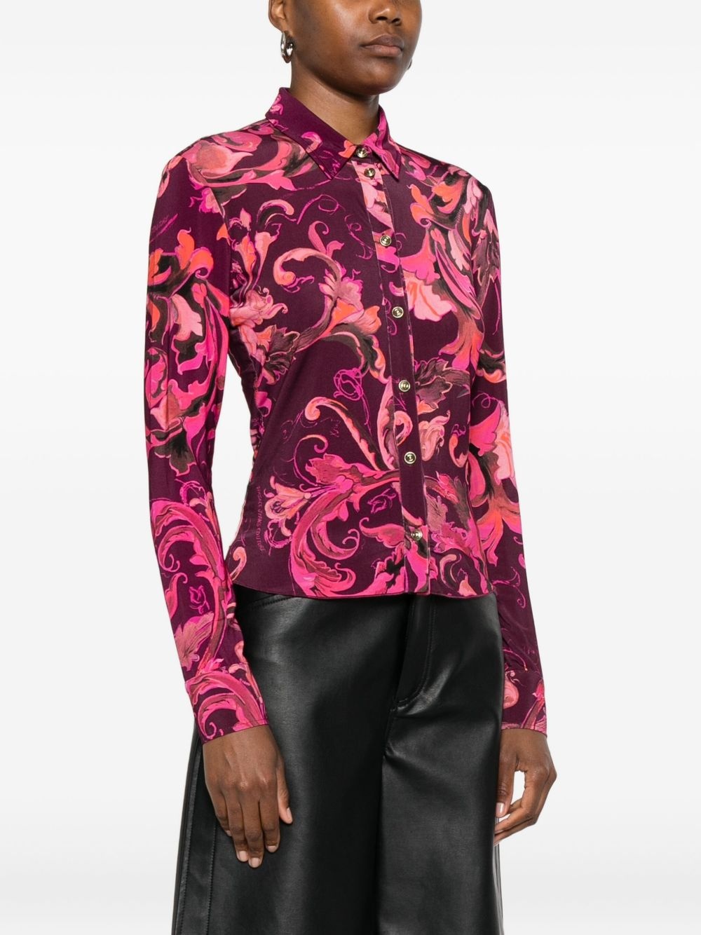 Porcelain Barocco button-up shirt - 3