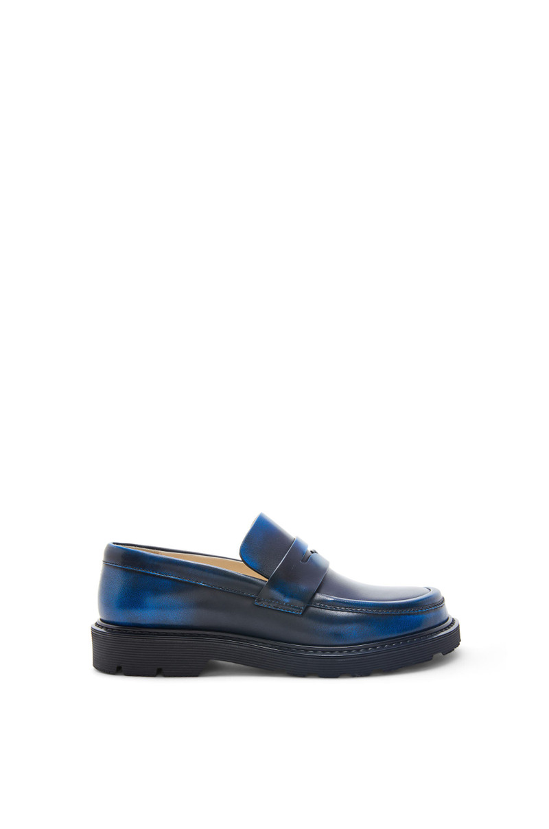 Blaze loafer in bicolour brushed-off calfskin 1