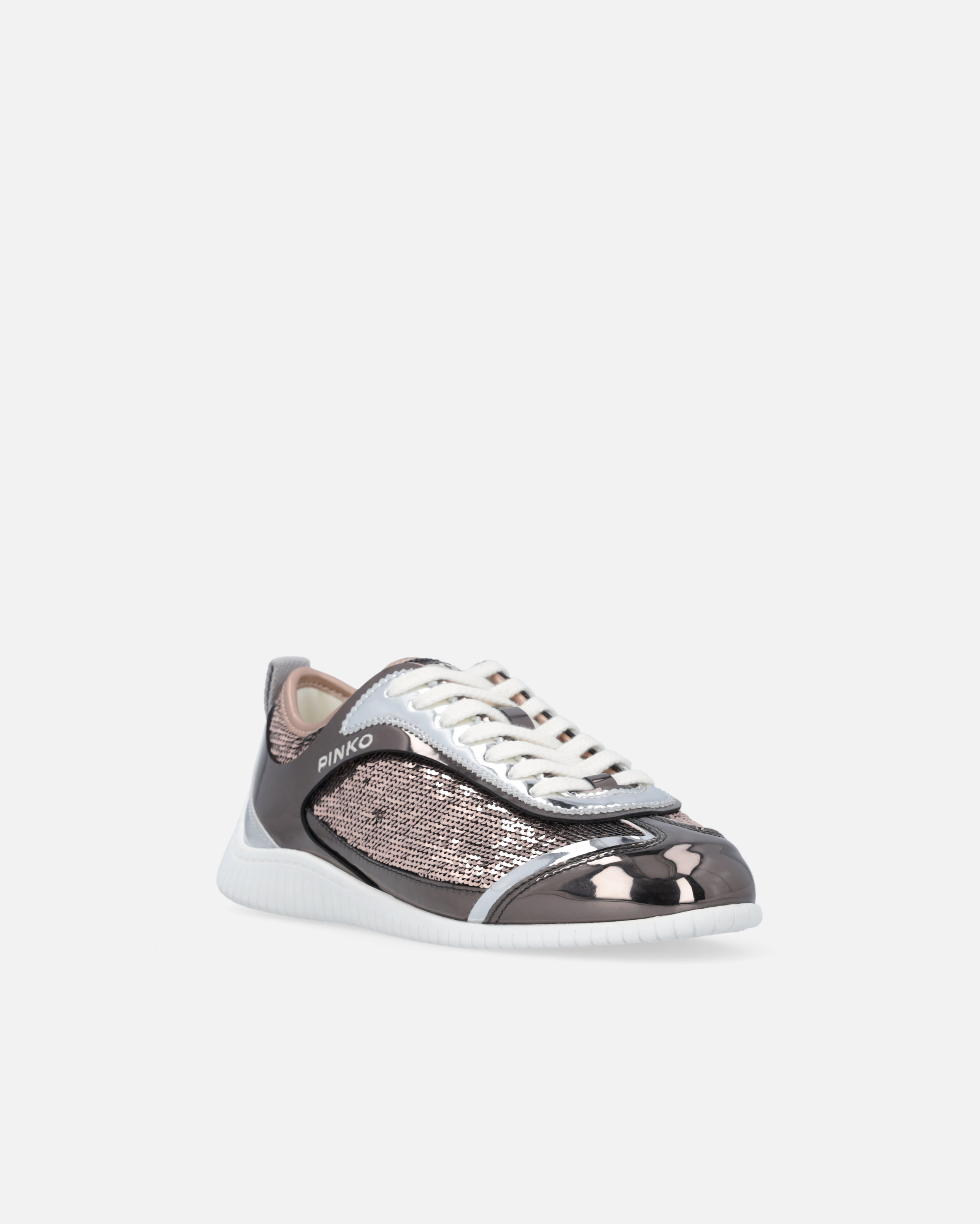 SNEAKERS WITH SEQUINS AND METALLIC INSERTS - 2
