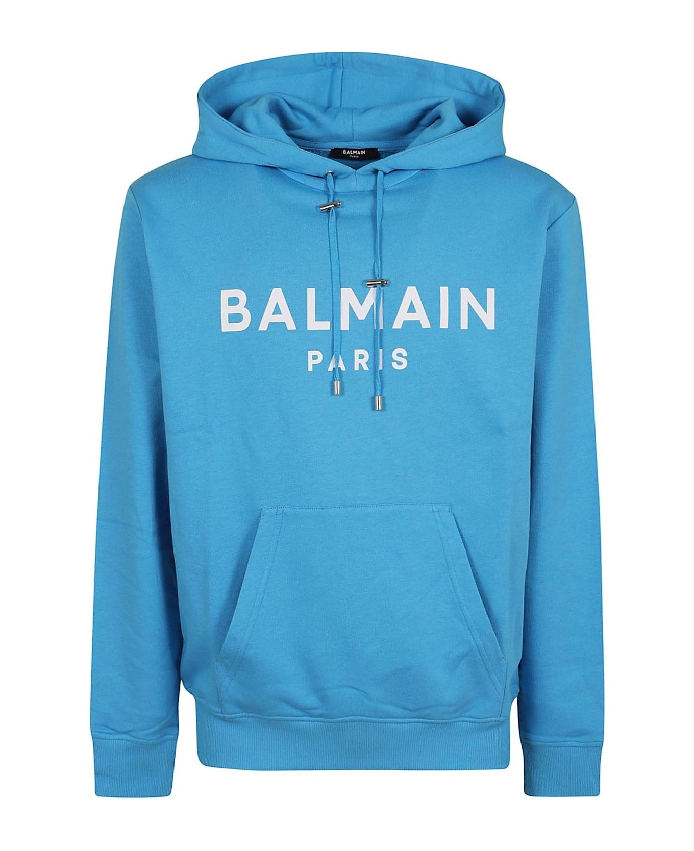 Logo Printed Drawstring Hoodie - 1