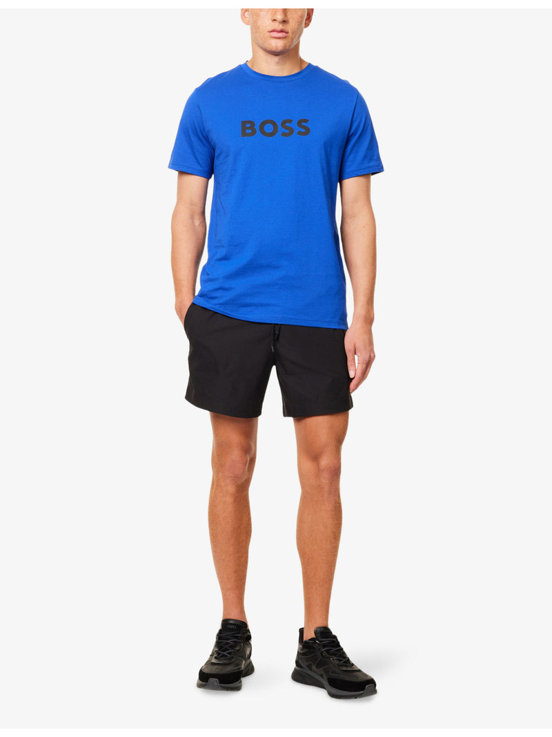 BOSS Branded Elasticated-Waist Swim Shorts outlook