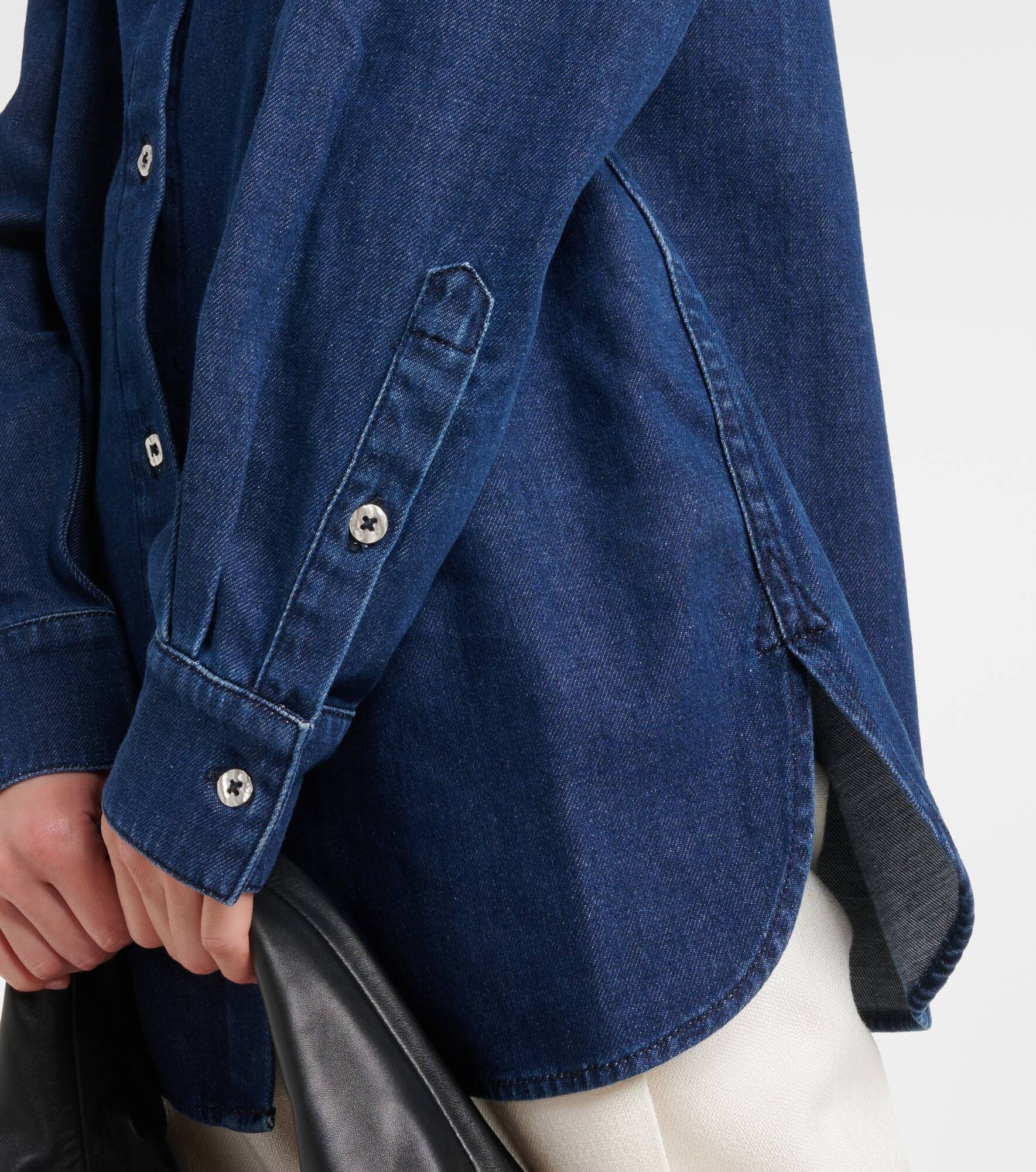 Navie denim shirt - 5