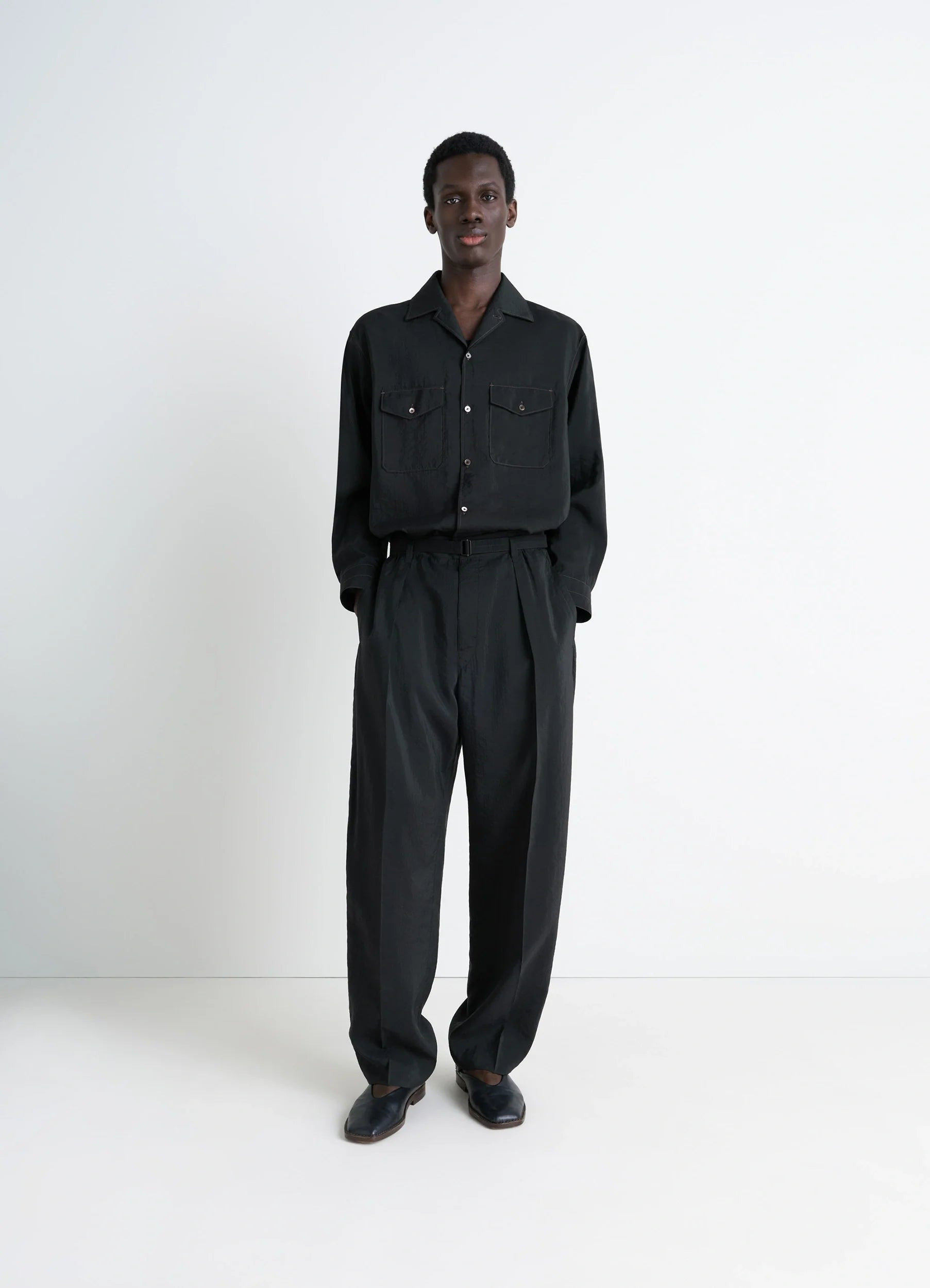 CONVERTIBLE COLLAR SHIRT - 3