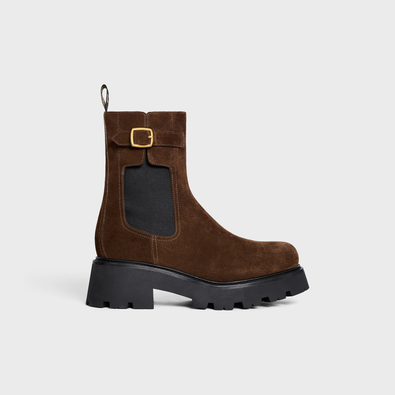 CELINE TRIOMPHE RANGERS CHELSEA BOOT in Suede Calfskin 1