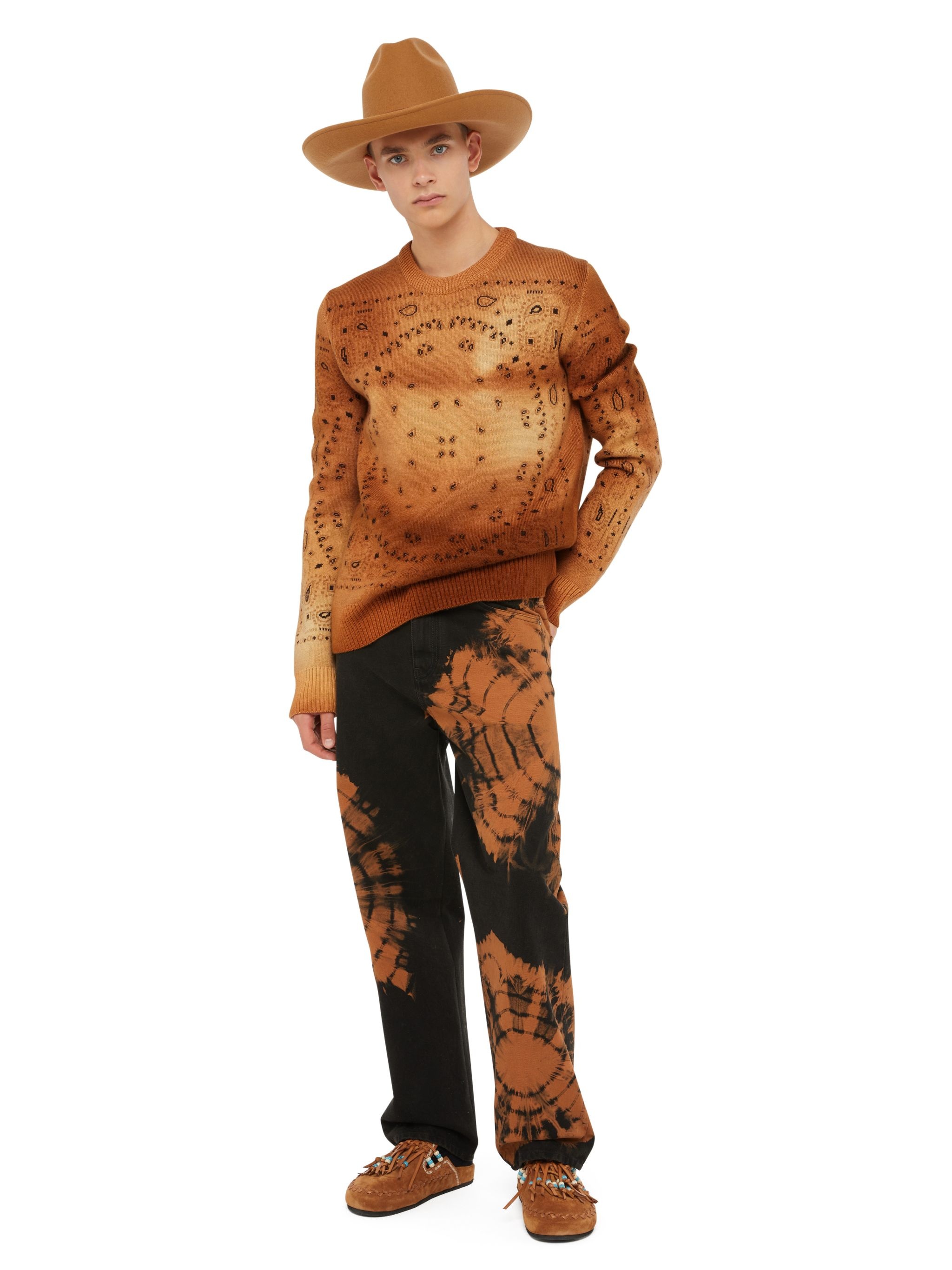 Hues Of The Desert Tie Dye Sweater - 2