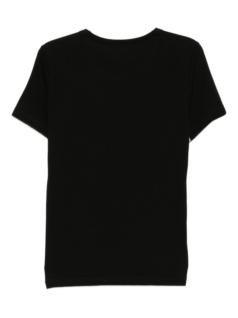 Y's animal-print cotton T-shirt outlook