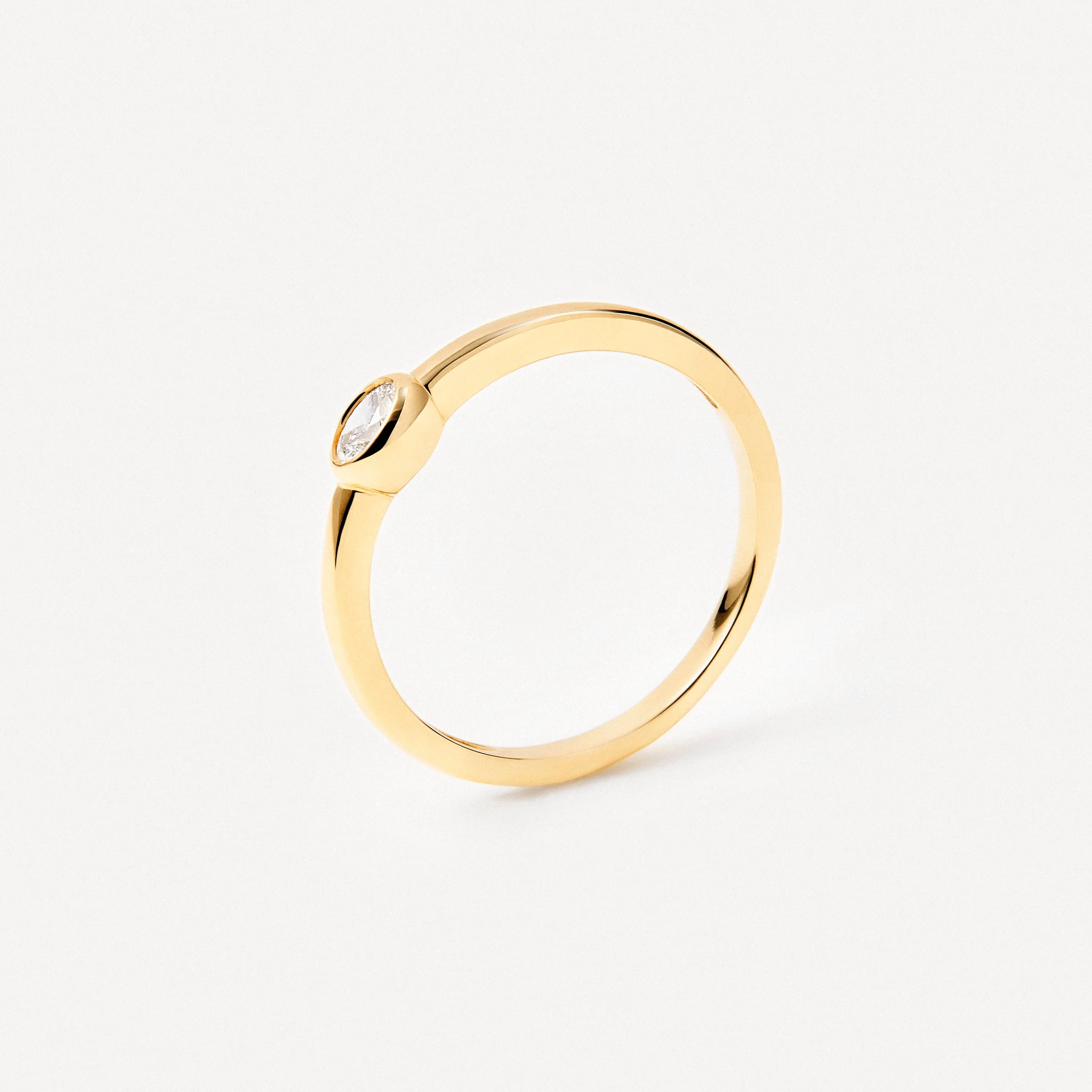 Gold Ring with oval-cut diamond TOUS ATELIER - 1