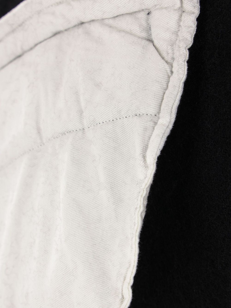 BLACK COMME des GARÇONS flap-pocket hoodie outlook
