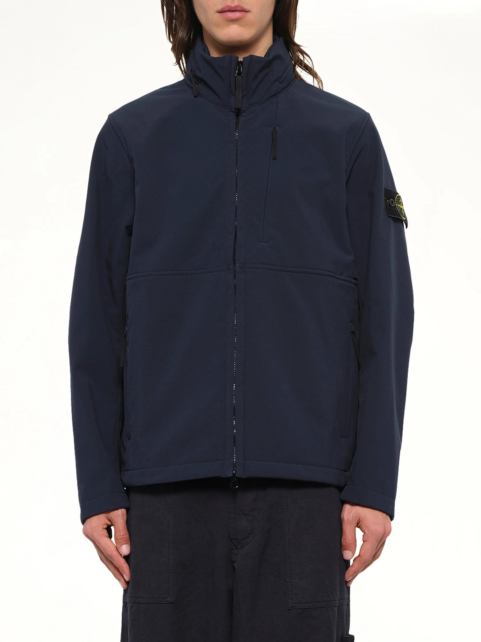 Q100005 Soft Shell Light Jacket in Navy Blue - 1