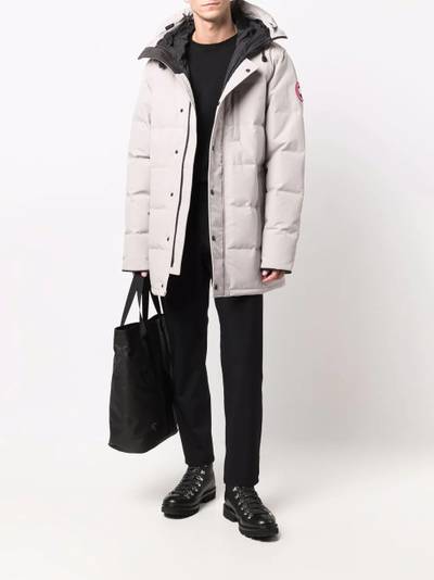 Canada Goose Wyndham down-padded parka coat outlook