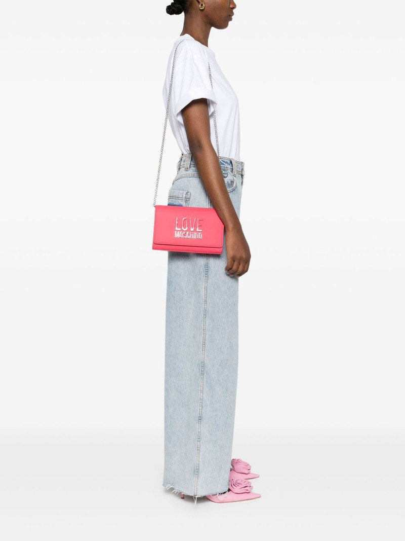 Moschino logo-lettering cross body bag outlook