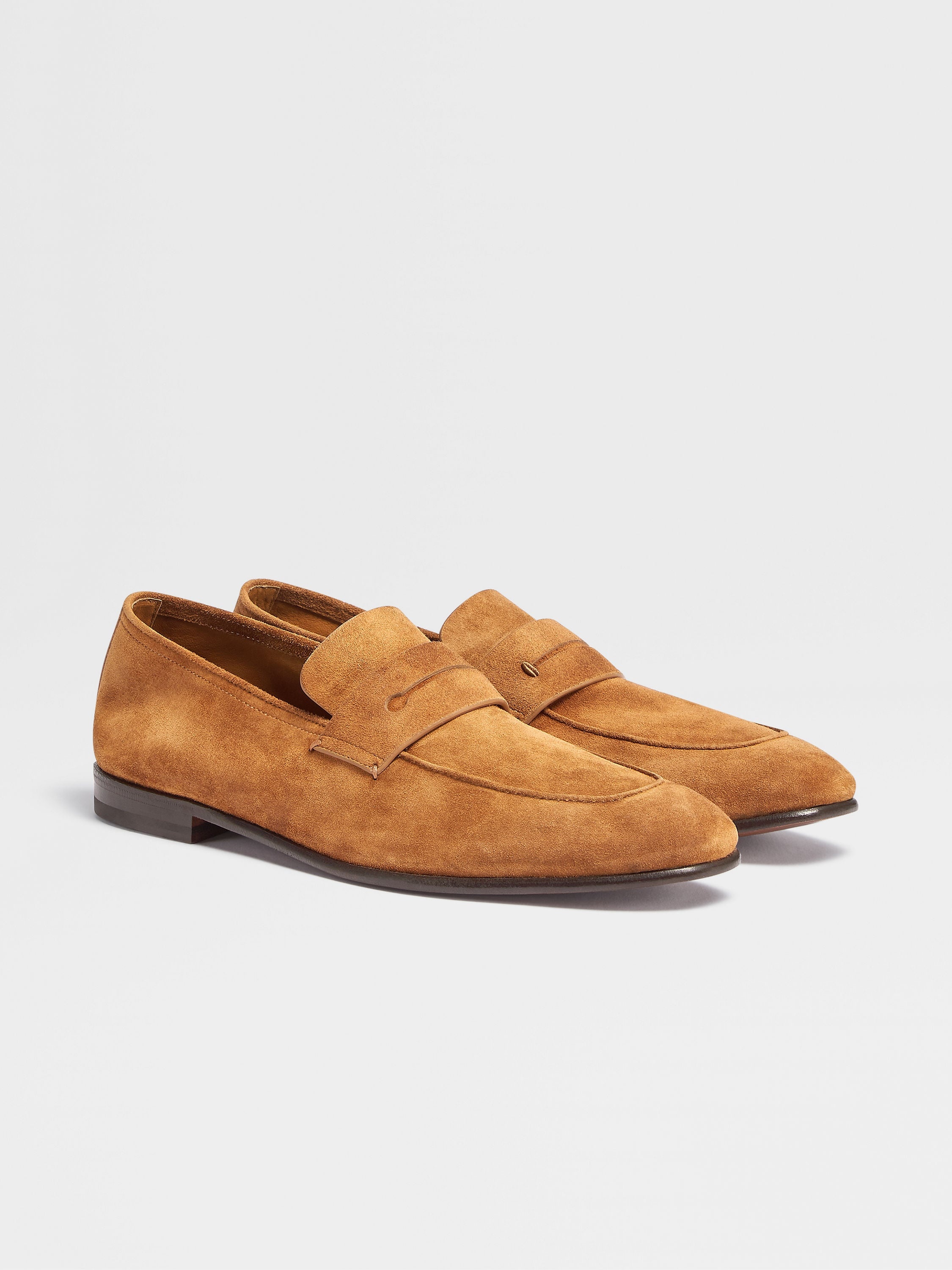 OCHRE SUEDE L'ASOLA LOAFERS - 3