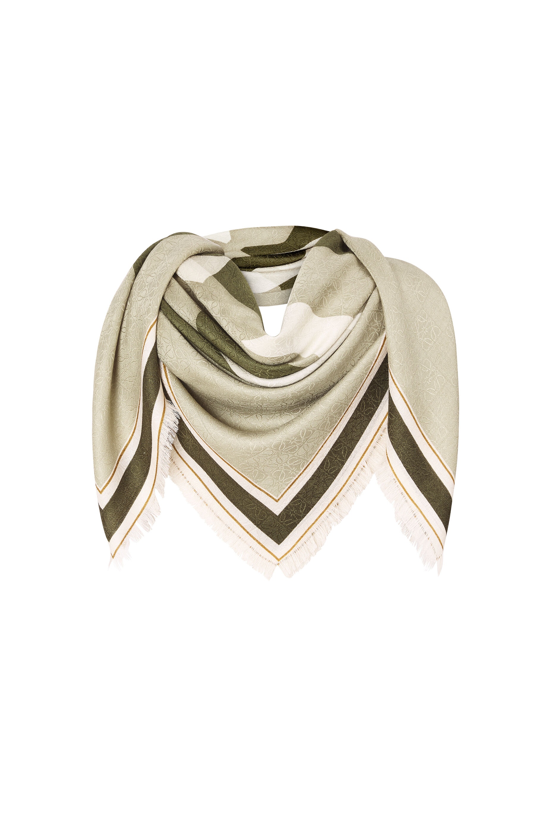 LOEWE love scarf in wool and cashmere - 2