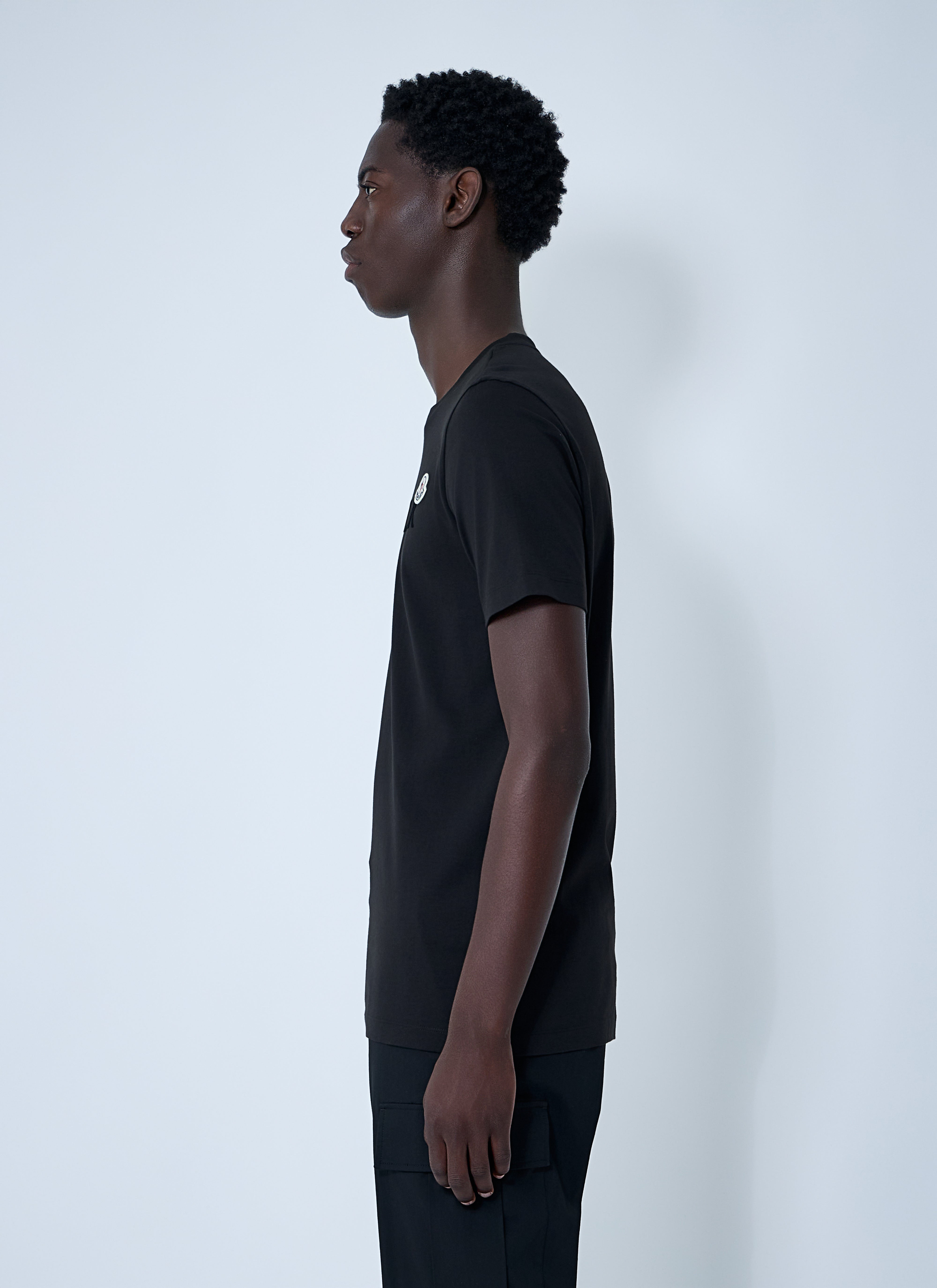 Moncler Men Logo Motif T-Shirt - 3