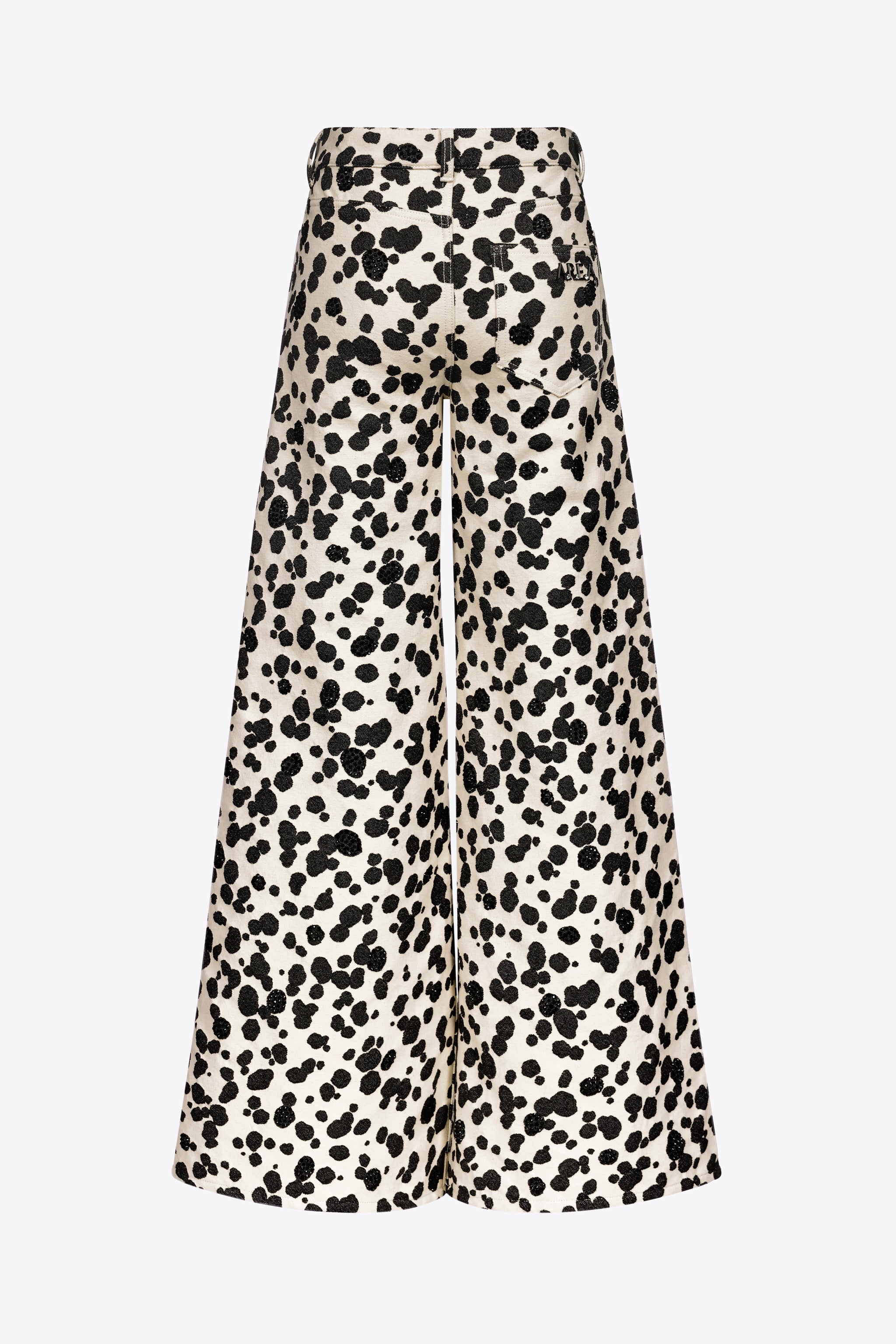 DALMATIAN DENIM WIDE LEG JEAN - 2