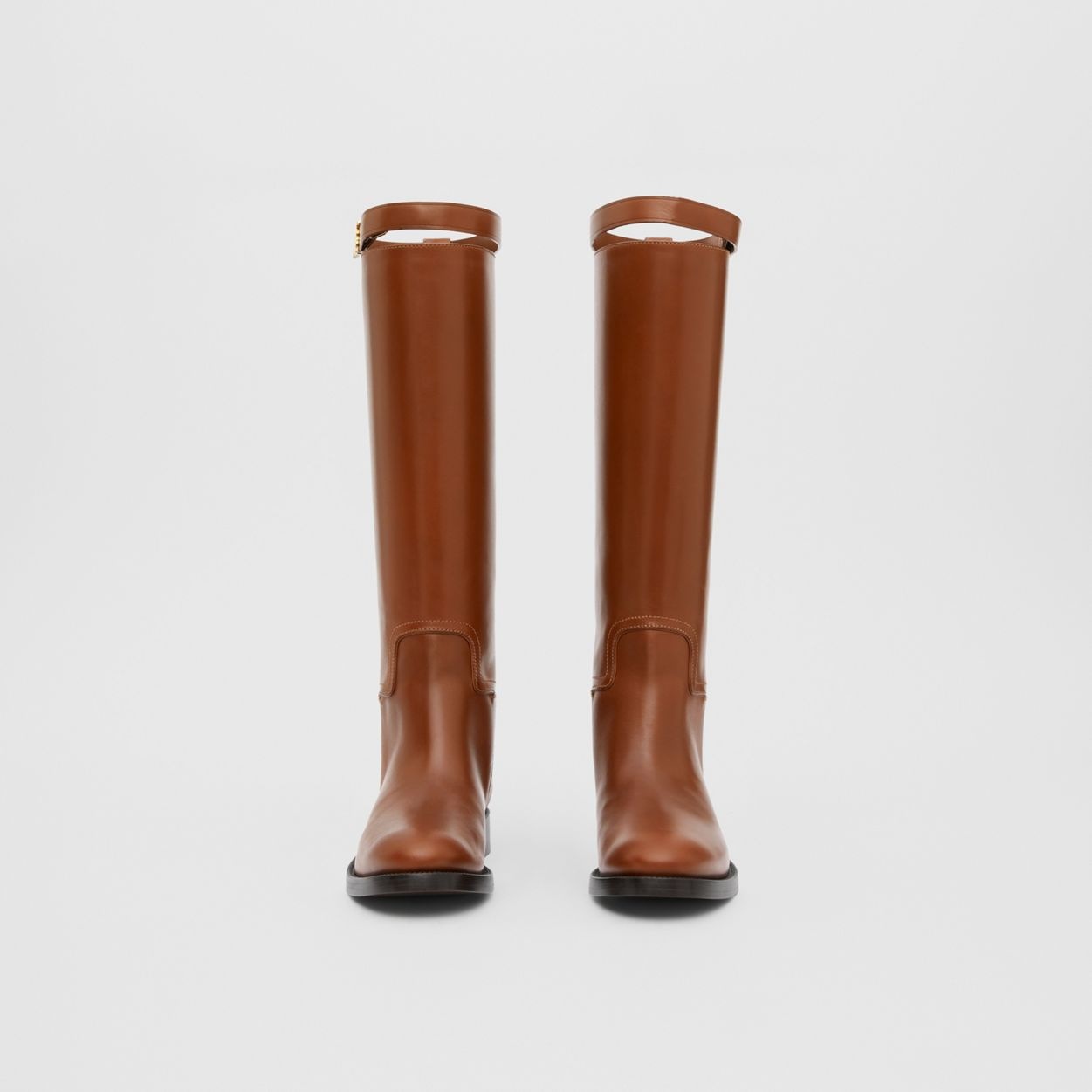 Monogram Motif Leather Knee-high Boots - 5