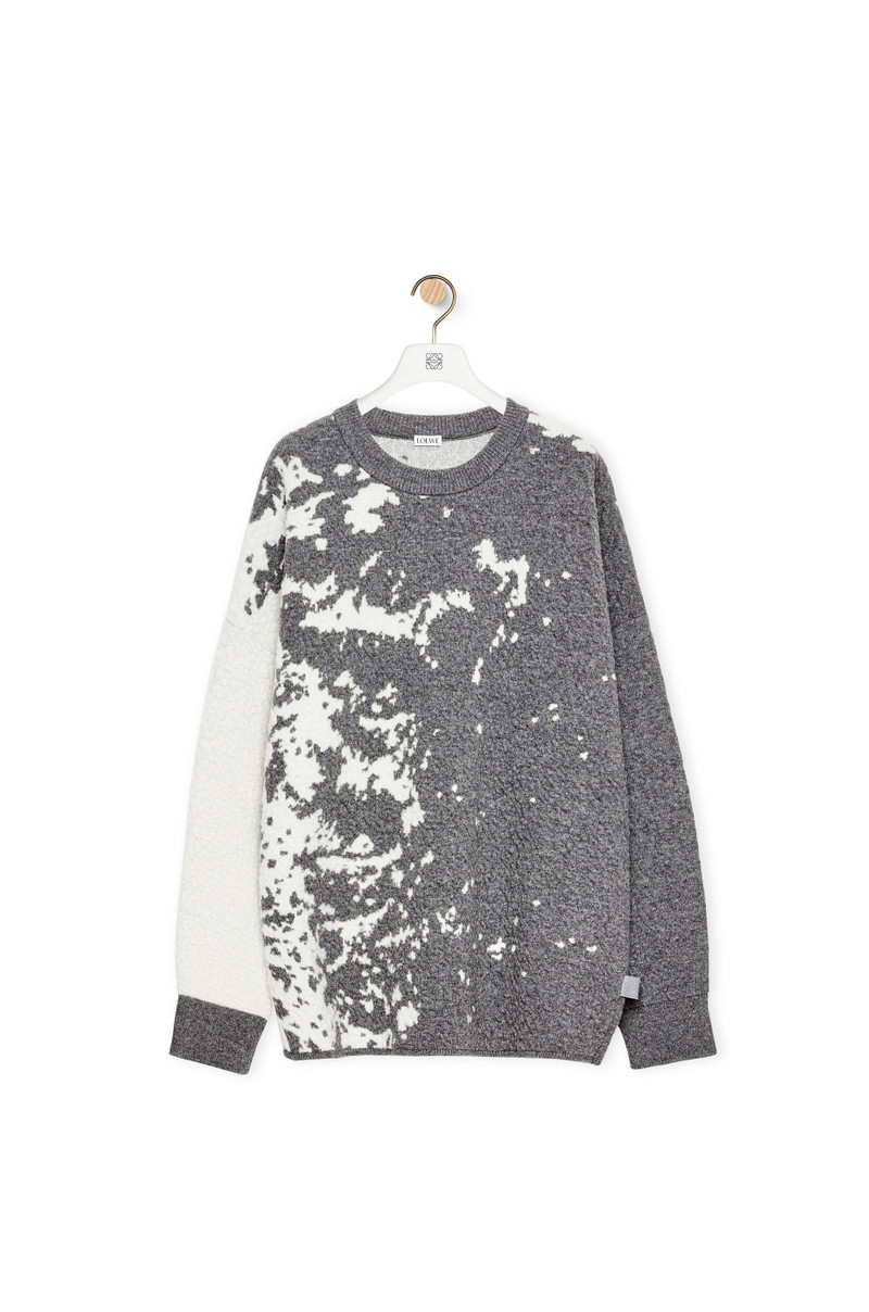 Graphic sweater in wool 1