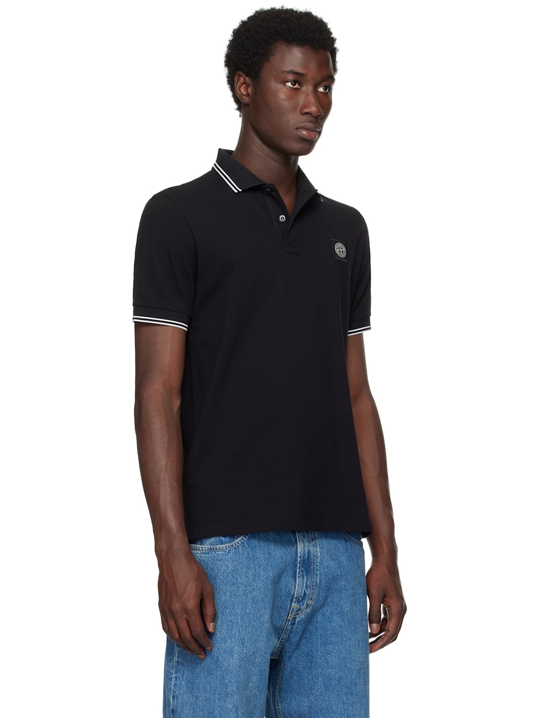 Black 22002SC Organic Piqué Polo - 2