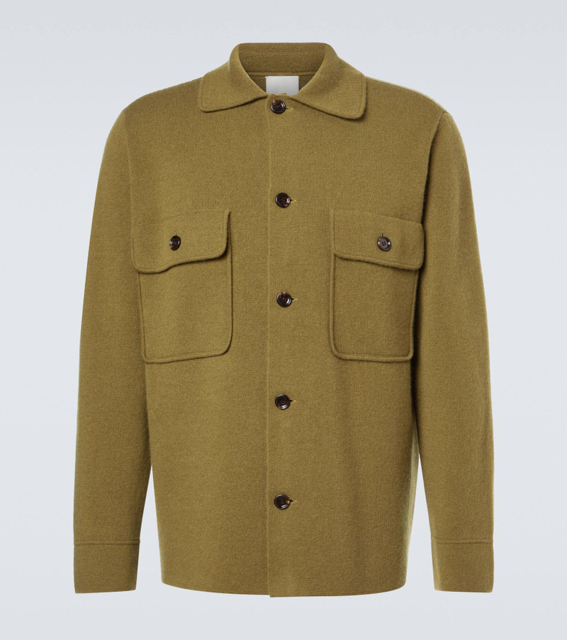 Wool and cashmere overshirt 1