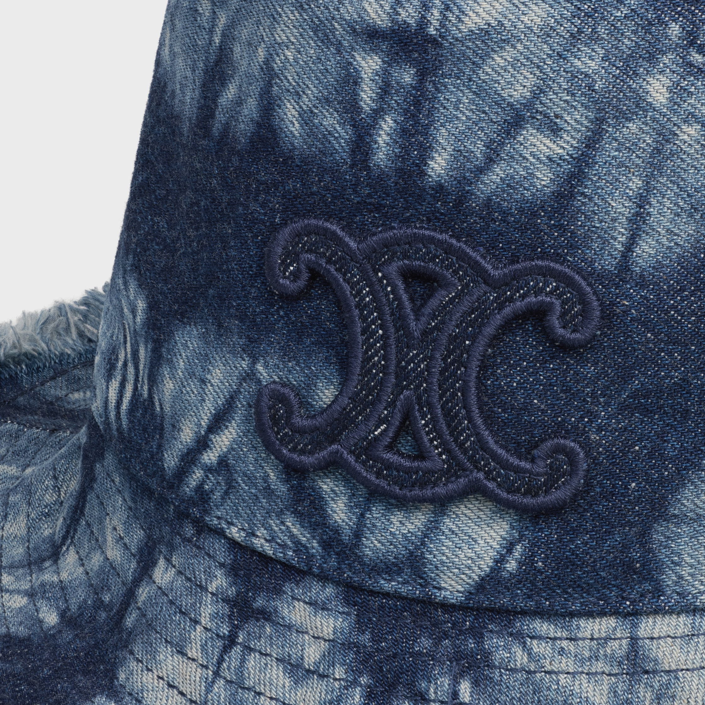 triomphe bucket hat in tie dye cotton - 3