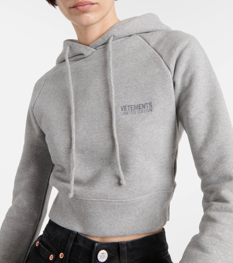 logo-embroidered flared-sleeve hoodie 4