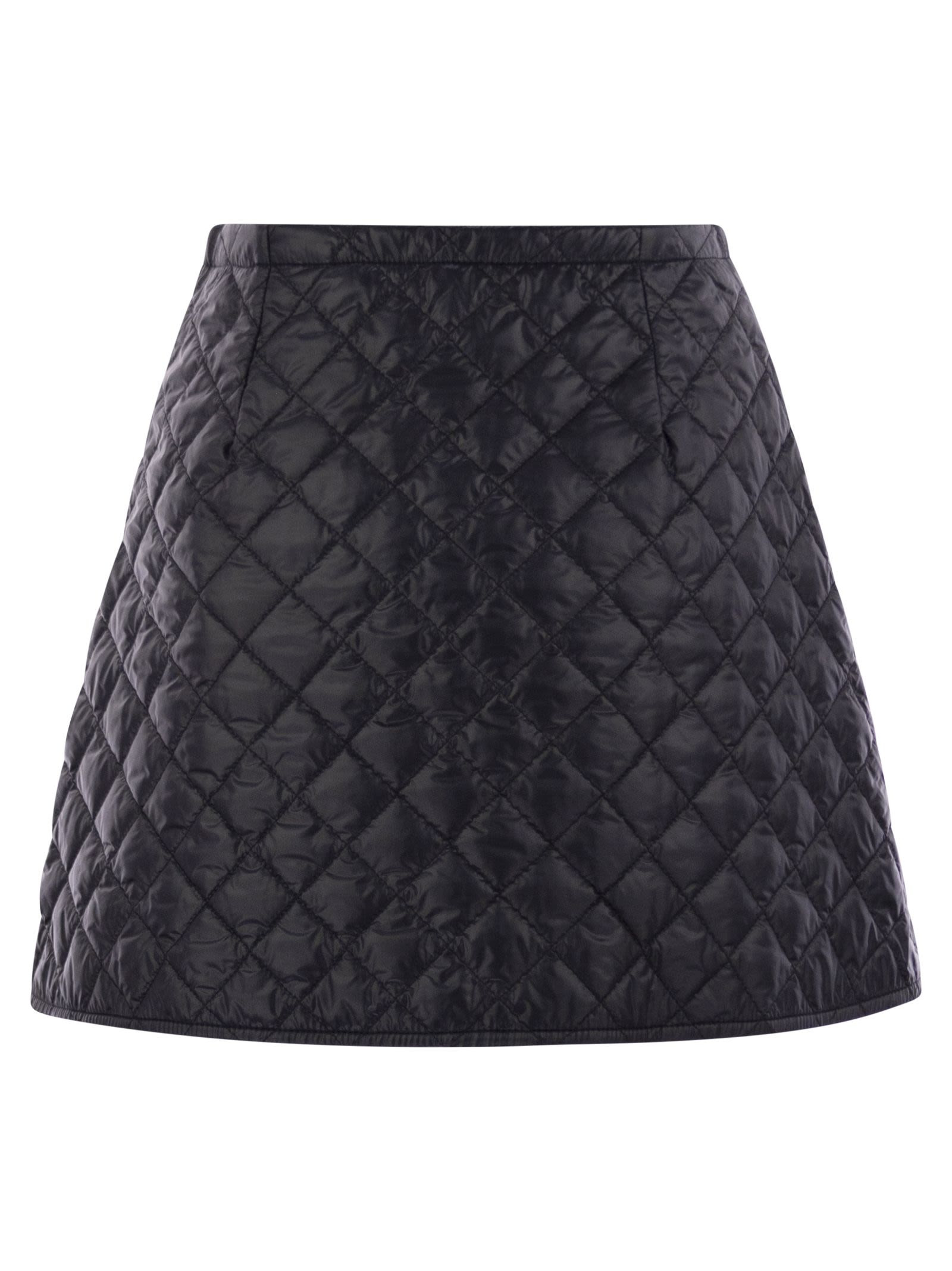 Moncler Women Diamond Quilted Miniskirt - 2